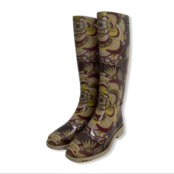Emilio Pucci Rain Boots - Picture 1 of 5